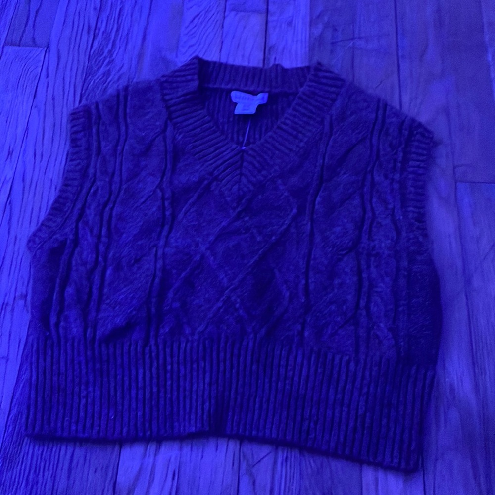 Brown sweater vest, woman’s size extra small